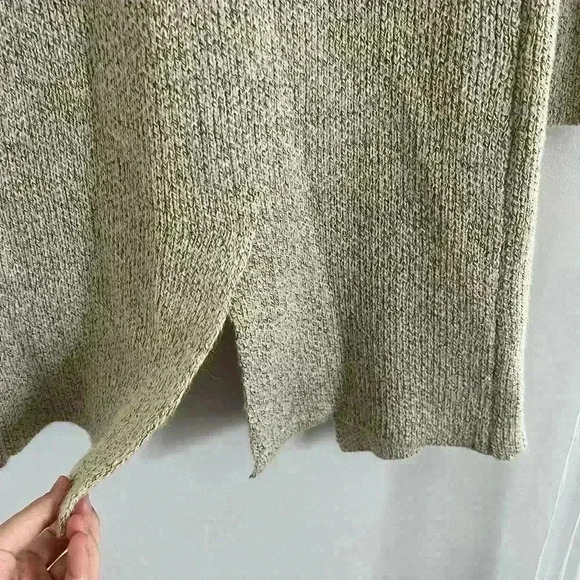 Sugar Rose Casual Open Front Notched Collar Patch Pocket Sweater Cardigan - Picture 5 of 6